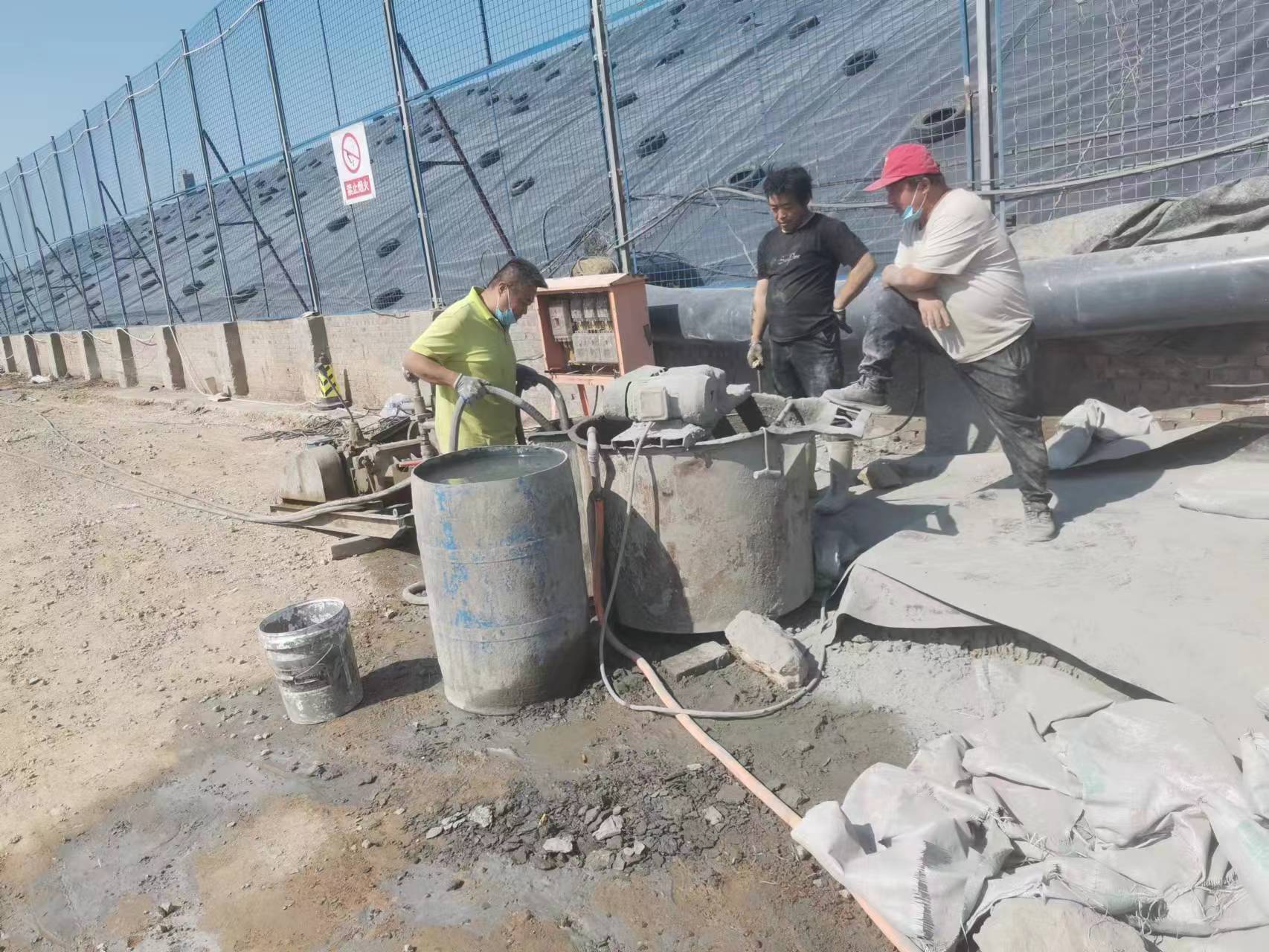 加乐镇袖阀管注浆